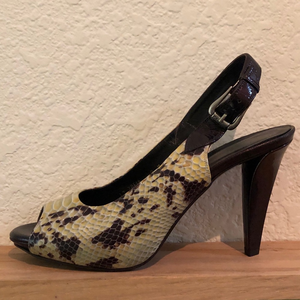 Donald J Pliner Zofia Slingback Peekaboo Heels